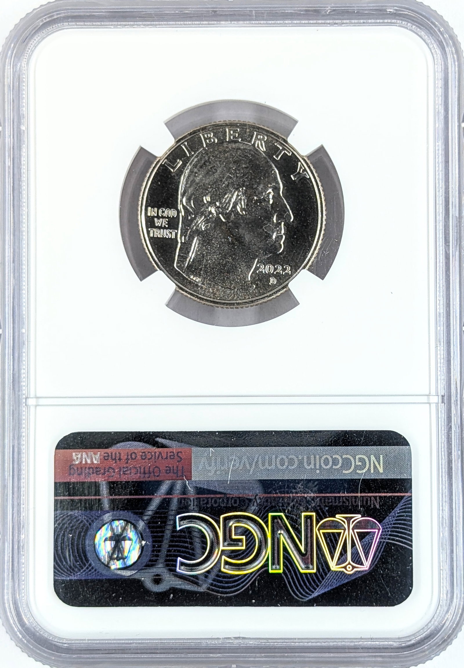 NGC 2022-D MS 66 American Women Washington Quarter- Sally Ride - 2