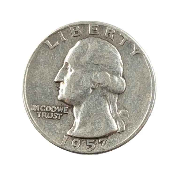 1957 Silver Washington Quarter (1 of 2)
