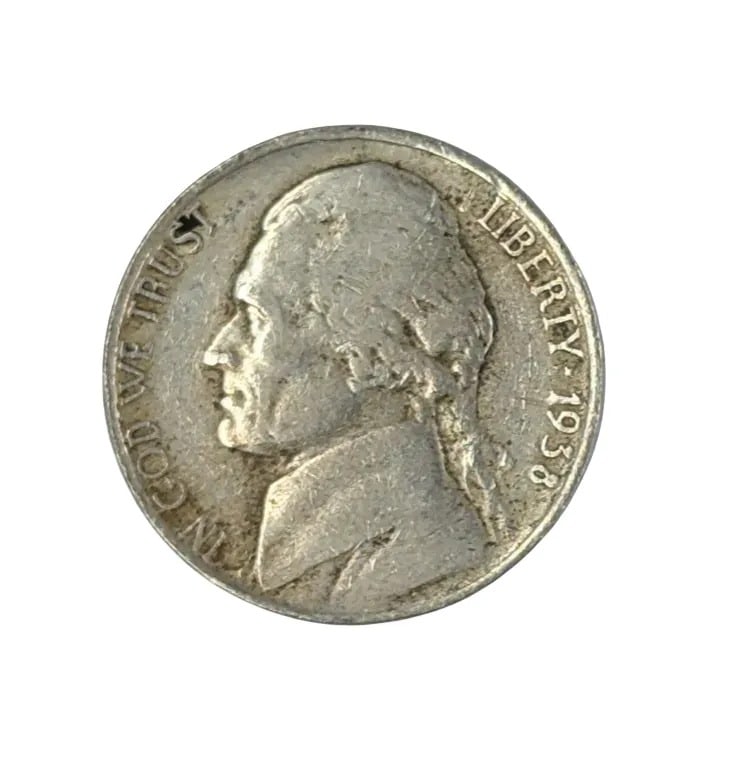 1938-D Jefferson Nickel: _