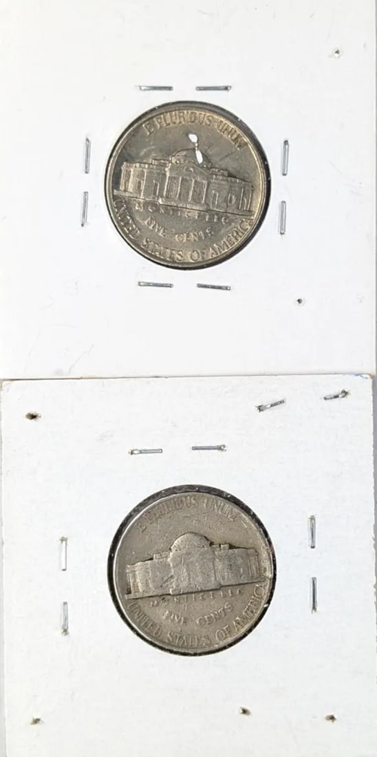 Lot of 2 Jefferson Nickels- 1939 P/S - 2