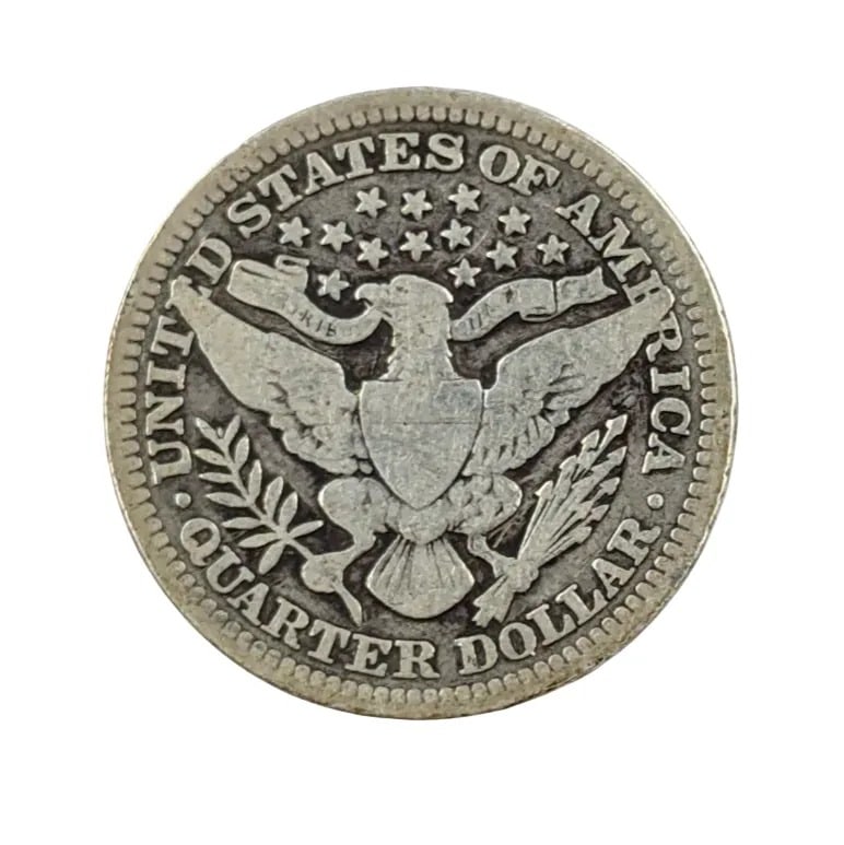 1910 Silver Barber Quarter - 2