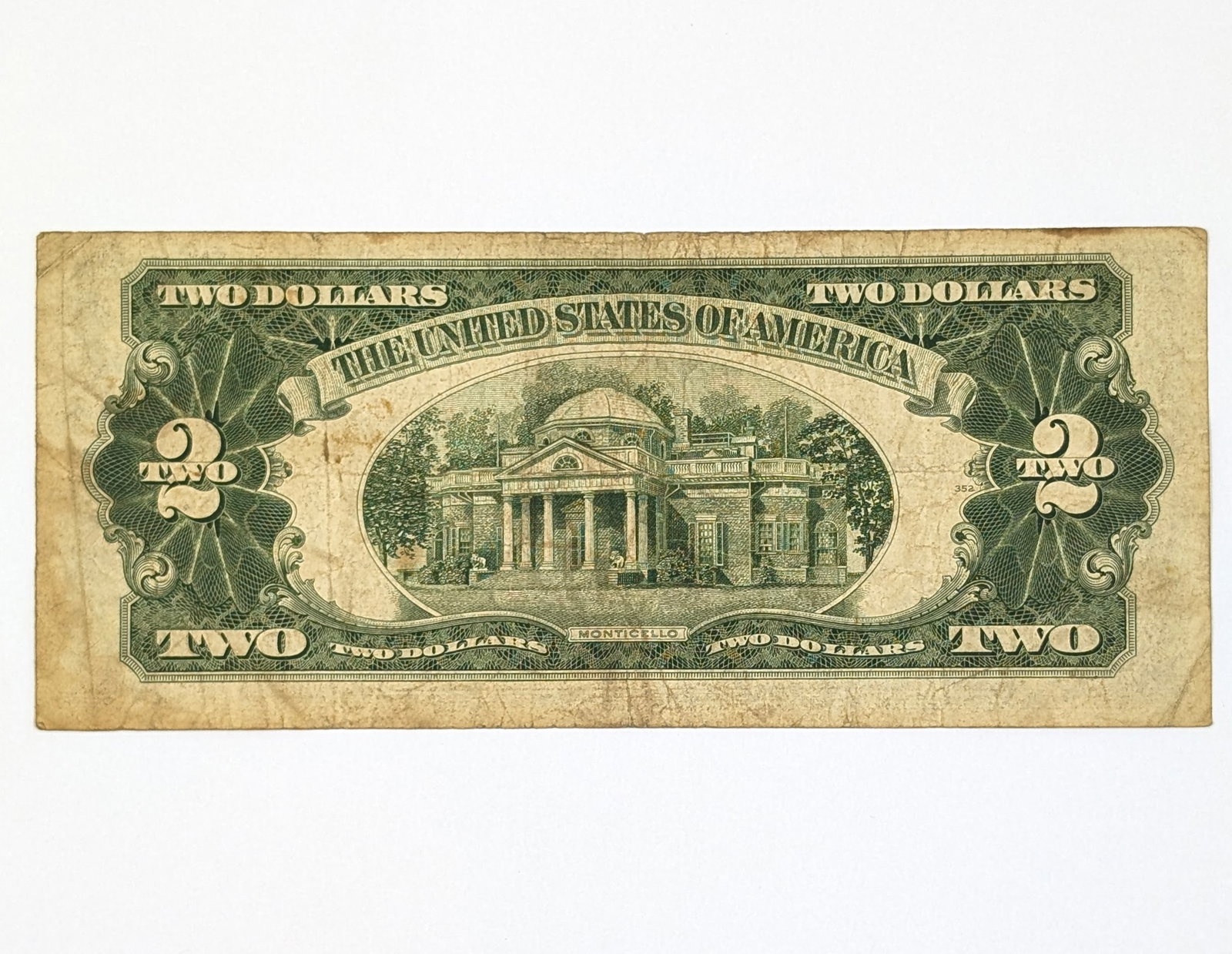 1928-G Series $2 Note - Red Seal - 2