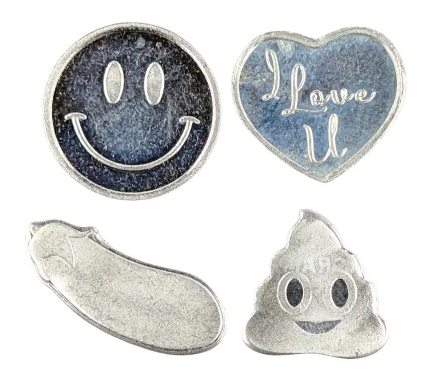 3 Grams .999 Fine Silver- Emojis: _