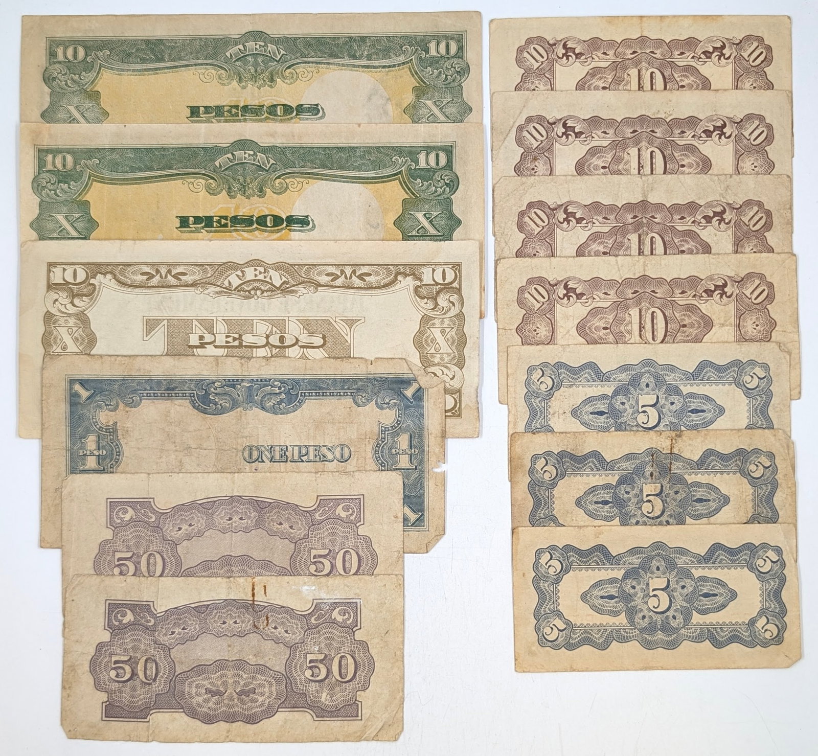 Large Lot of World War II Era Japanese Invasion Money - 2