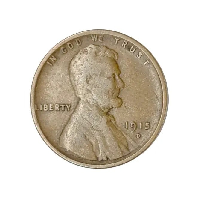 1915-D Wheat Cent: _