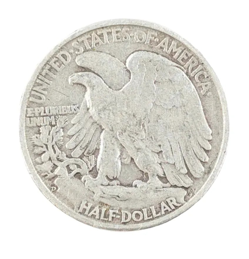 1946-D Silver Walking Liberty Half Dollar - 2