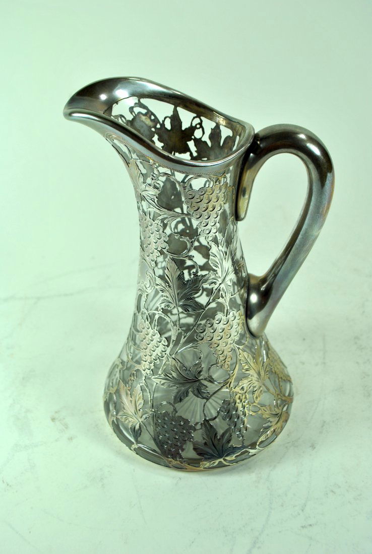 Alvin Silver Overlay Pitcher (1 of 10)