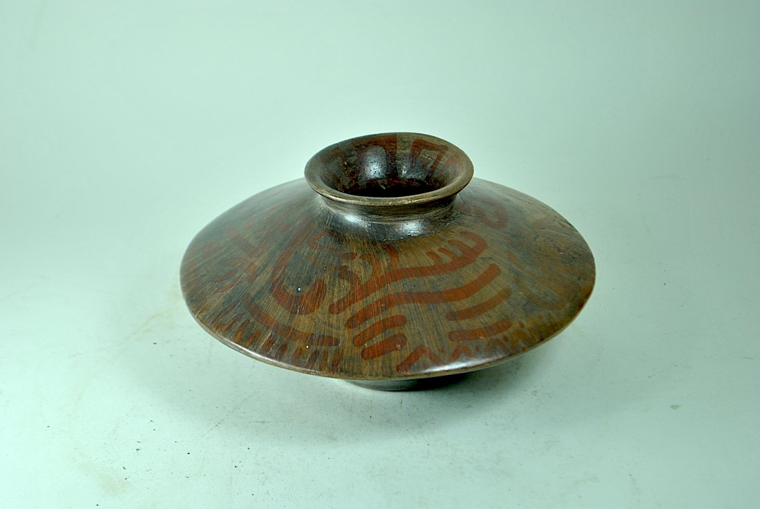 Signed Heron Martinez Decorated Mexican Pottery Vase (1 of 9)