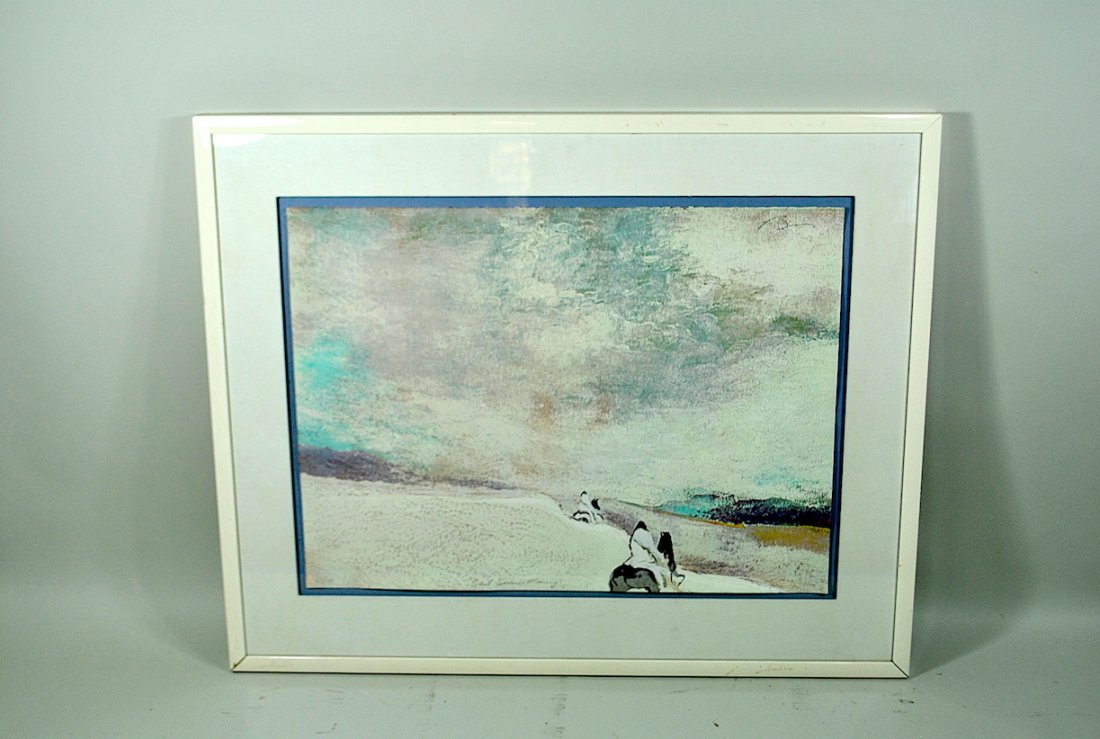 Signed Biss Litho 'Silent Sunrise Morning' (1 of 6)