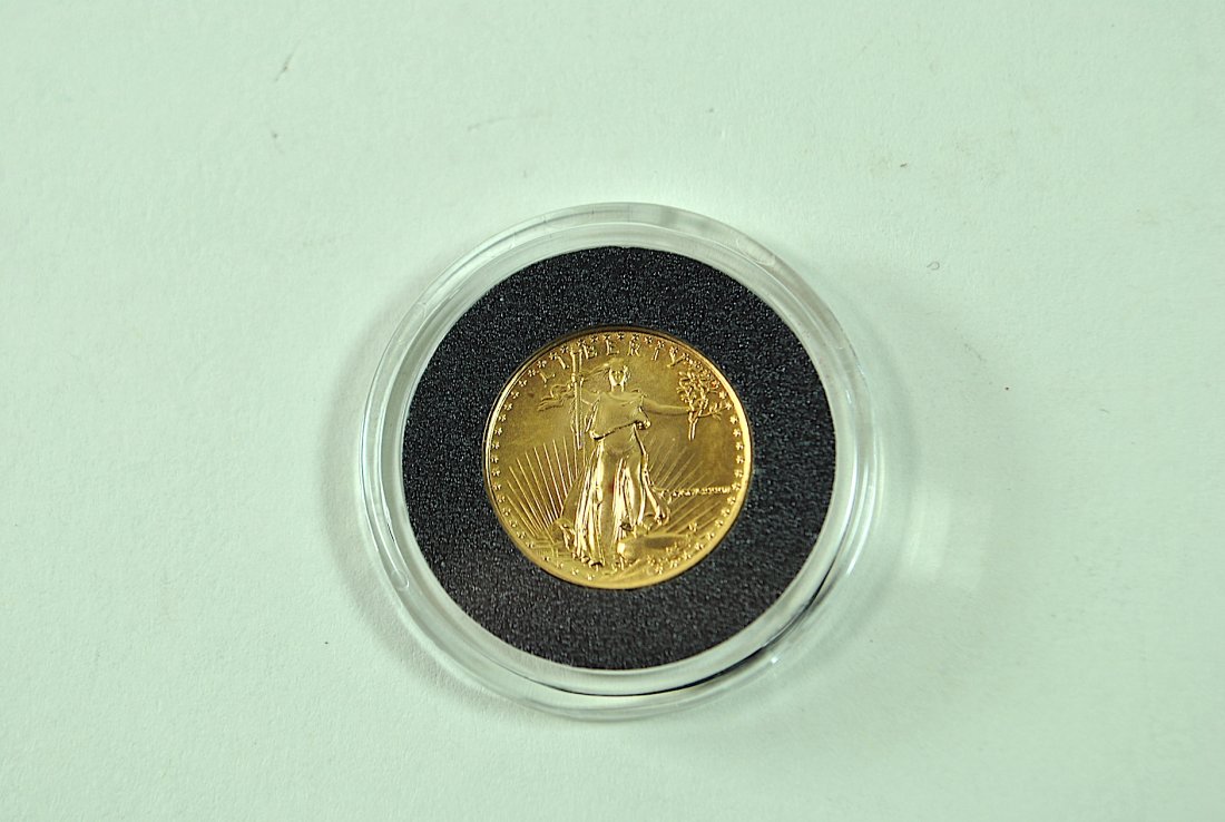 1986 Liberty Head Double Eagle $5 Gold Coin (1 of 2)