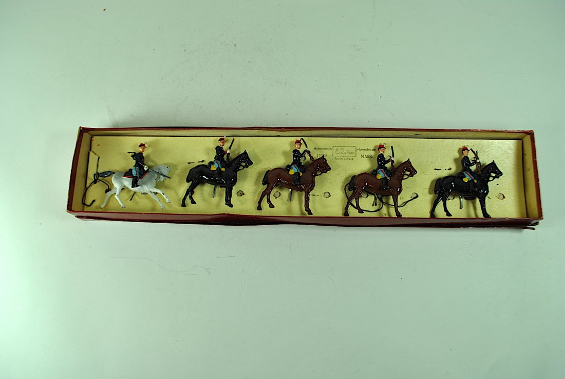 5 Pc. Set of Britains Lead Belgian Army Soldiers (1 of 6)