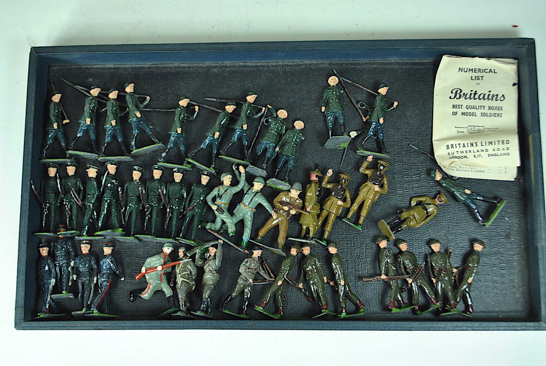 Mixed Group of 42 Britains Lead Soldiers (1 of 3)