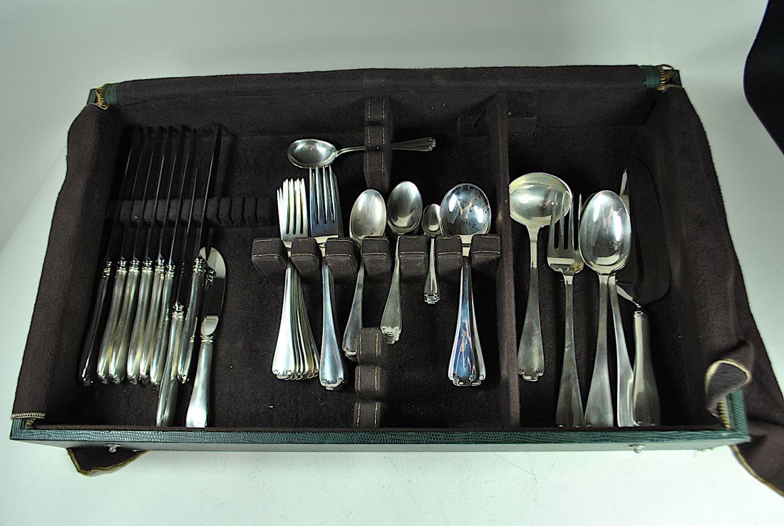 TIffany & Co. Makers Flemish Sterling Flatware Service (1 of 5)