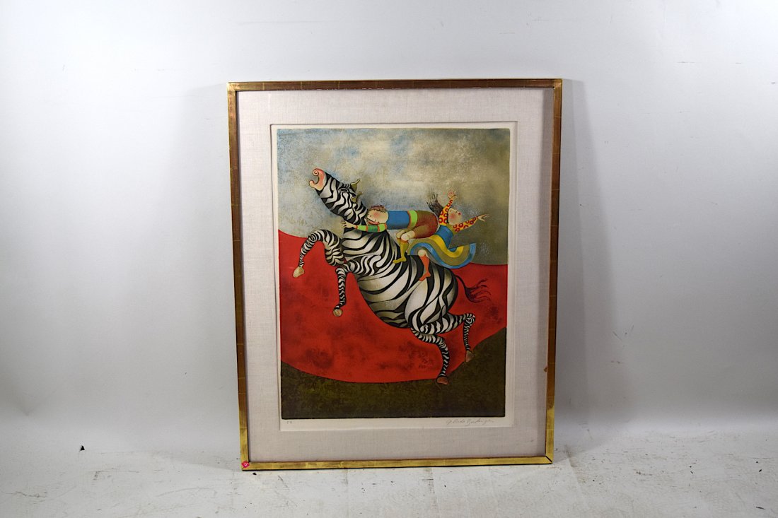 Pencil Signed G Rodo Boulanger Litho (1 of 5)