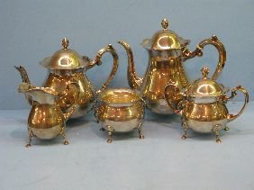 5 PC FISHER 'JACK SHEPARD' STERLING TEASET