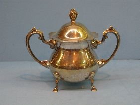 5 PC FISHER 'JACK SHEPARD' STERLING TEASET - 4
