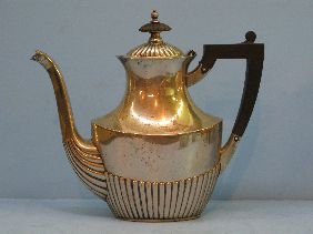 5 PC GORHAM STERLING TEASET INCLUDING TRAY - 2