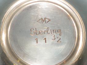 MUECK-CARY STERLING COMPOTE W/OPENWORK BASE - 3