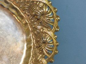 PR OF TIFFANY MAKERS REPOUSSE STERLING TRAYS - 3