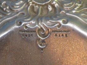 PR OF TIFFANY MAKERS REPOUSSE STERLING TRAYS - 5