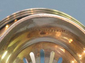 BLACK, STARR & FROST OPENWORK STERLING BASKET - 5