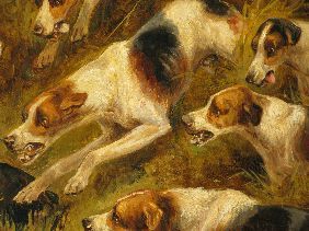 OIL 'THE KILL' SIGNED ARTHUR A DAVIS '98 - 2