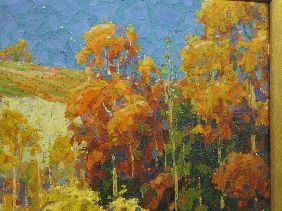 OIL 'AUTUMN LANDSCAPE' SIGNED HORACE BROWN - 2