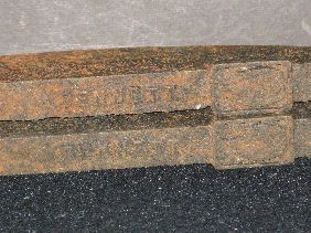 PR DONALD DESKEY IRON & BRASS ANDIRONS FOR BENNETT - 8