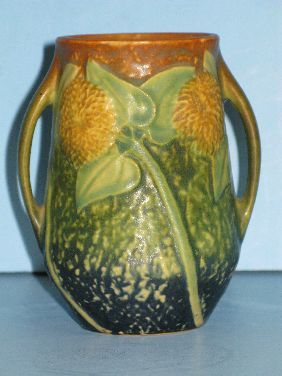 ROSEVILLE 'SUNFLOWER' VASE - 2