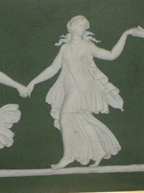 6"X18" WEDGWOOD PLAQUE 'DANCING MAIDENS' - 2