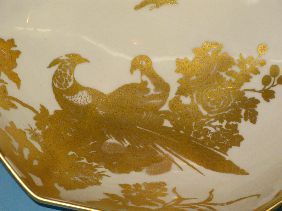 ROYAL CROWN DERBY 'GOLD AVES' 11" BOWL - 2