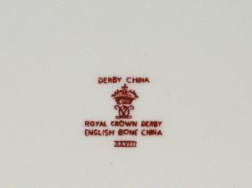ROYAL CROWN DERBY 'GOLD AVES' 11" BOWL - 4