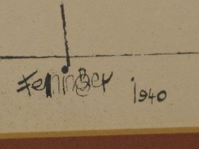 FEININGER LITHOGRAPH 'EXCURSION' - 4