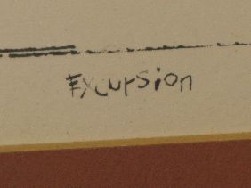FEININGER LITHOGRAPH 'EXCURSION' - 5