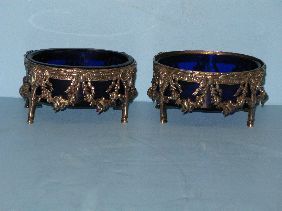 PR ENGLISH STERLING FIGURAL OPEN SALTS