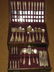 302: 114 PC STIEFF BALTIMORE ROSE STERLING FLATWARE SET