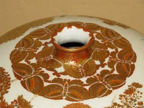 9"X12" SIGNED KUTANI HAND PAINTED VASE - 4