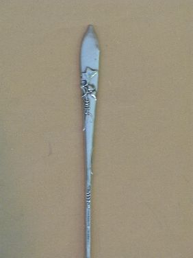 STERLING-TIFFANY VINE PICKLE FORK, WHITING TONGS - 4