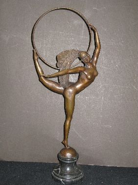 ART DECO STYLE BRONZE DANCER AFTER MORANTE