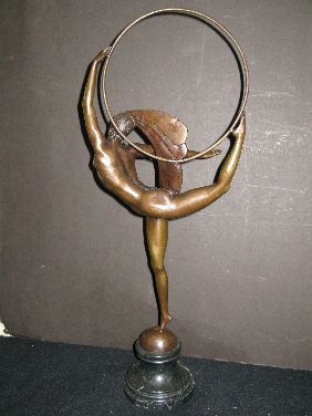ART DECO STYLE BRONZE DANCER AFTER MORANTE - 3