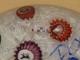 BACCARAT MAGNUM SPACED MILLEFIORI PAPERWEIGHT - 3