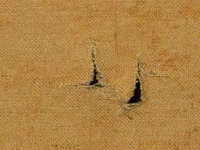 OIL 'RUE PIERRE SANTOS' SIGNED PONTOY - 7
