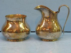 5 PC BUCCELLATI STERLING HAND HAMMERED TEASET - 6