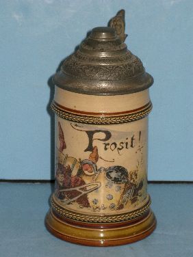 .25L METTLACH PUG STEIN #2179/961