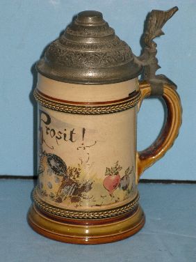 .25L METTLACH PUG STEIN #2179/961 - 3