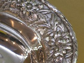 S KIRK & SON REPOUSSE STERLING OPEN VEGETABLE - 3