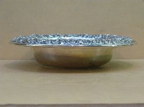 S KIRK & SON REPOUSSE STERLING FRUIT BOWL - 2