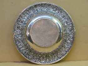 S KIRK & SON REPOUSSE STERLING FRUIT BOWL - 4