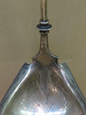 VICTORIAN STERLING SOUP LADLE - 3
