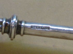 VICTORIAN STERLING PIE SERVER - 5